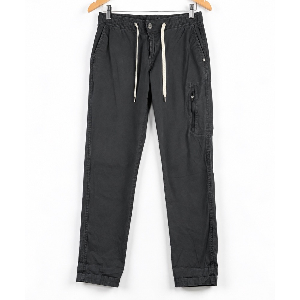 Vuori Ripstop Pants Charcoal Grey Organic Cotton Stretch VW401 Womens Small